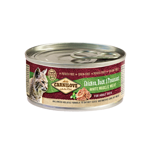 Chicken, Duck & Pheasant Wet Cat Food