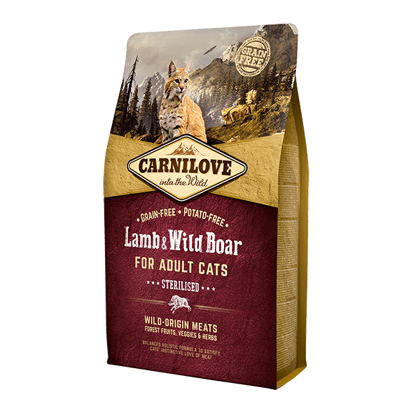 Lamb & Wild Boar Cat Food