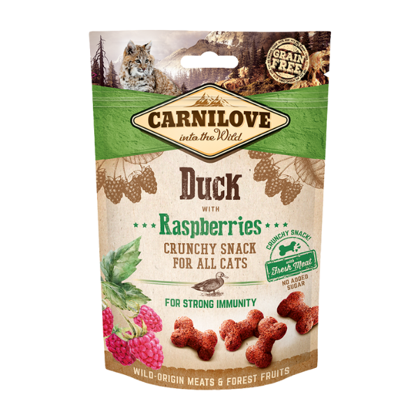 Duck with Raspberries Crunchy Cat Treats