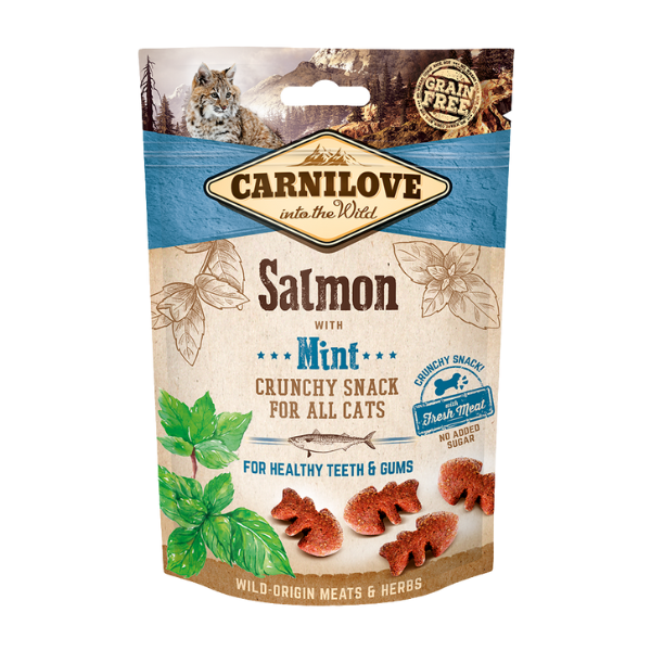 Salmon with Mint Crunchy Cat Treats