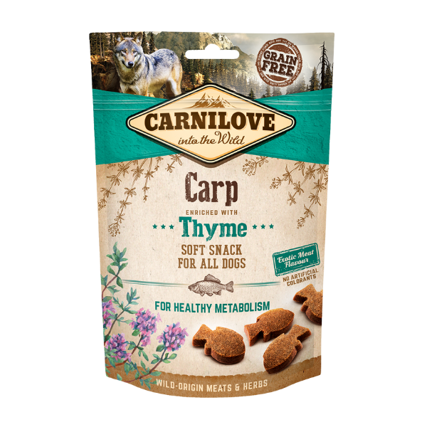 Carp enriched with Thyme Soft Dog Treats