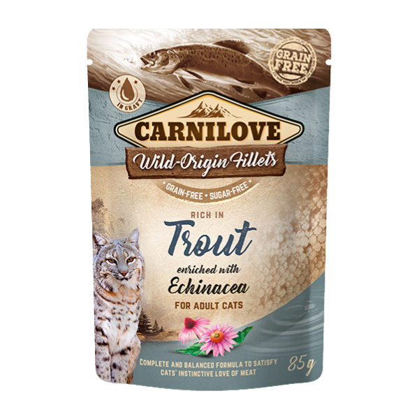 Rich in Trout Enriched with Echinacea Wet Cat Food