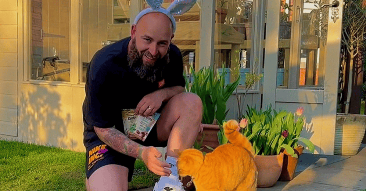 Luke Newnes, Gardener, Carnilove Easter hunt